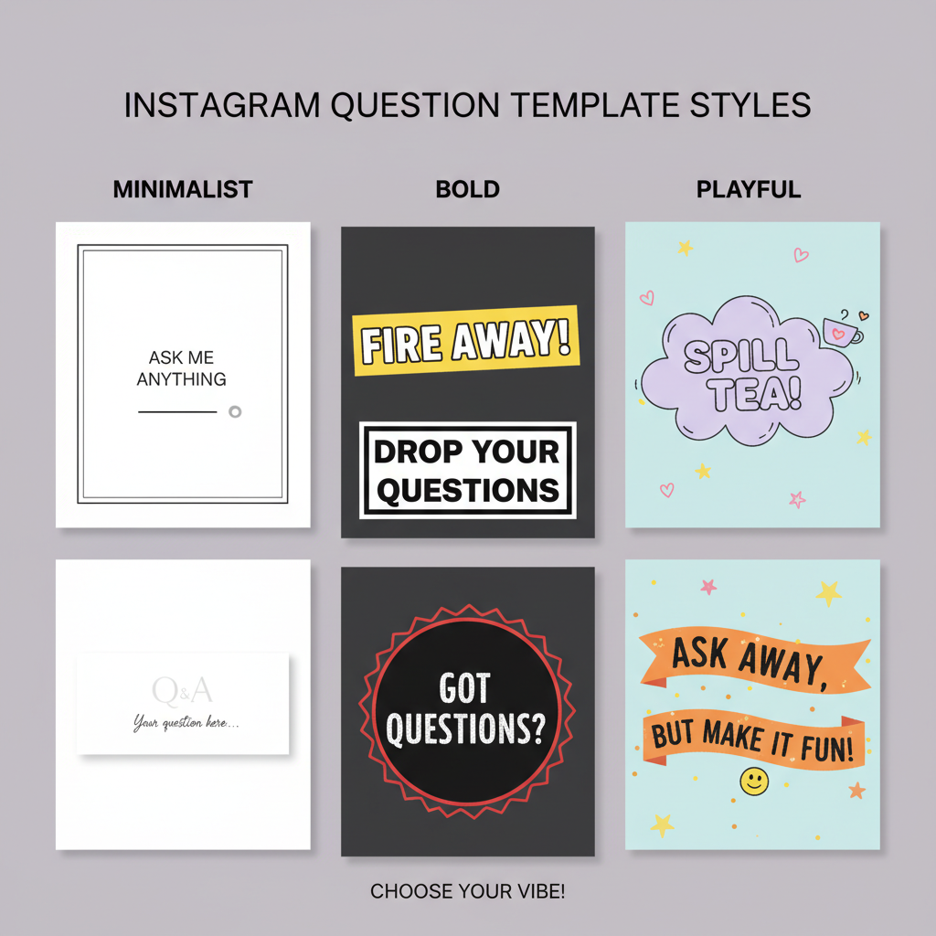 Examples by Niche — instagram questions template ideas