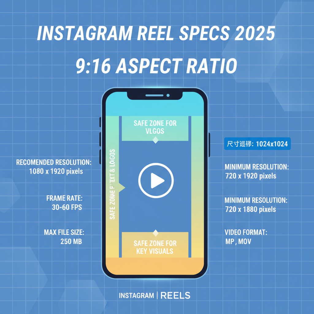 Safe Zone Guidelines to Protect On-Screen Elements — instagram reel dimensions 2025