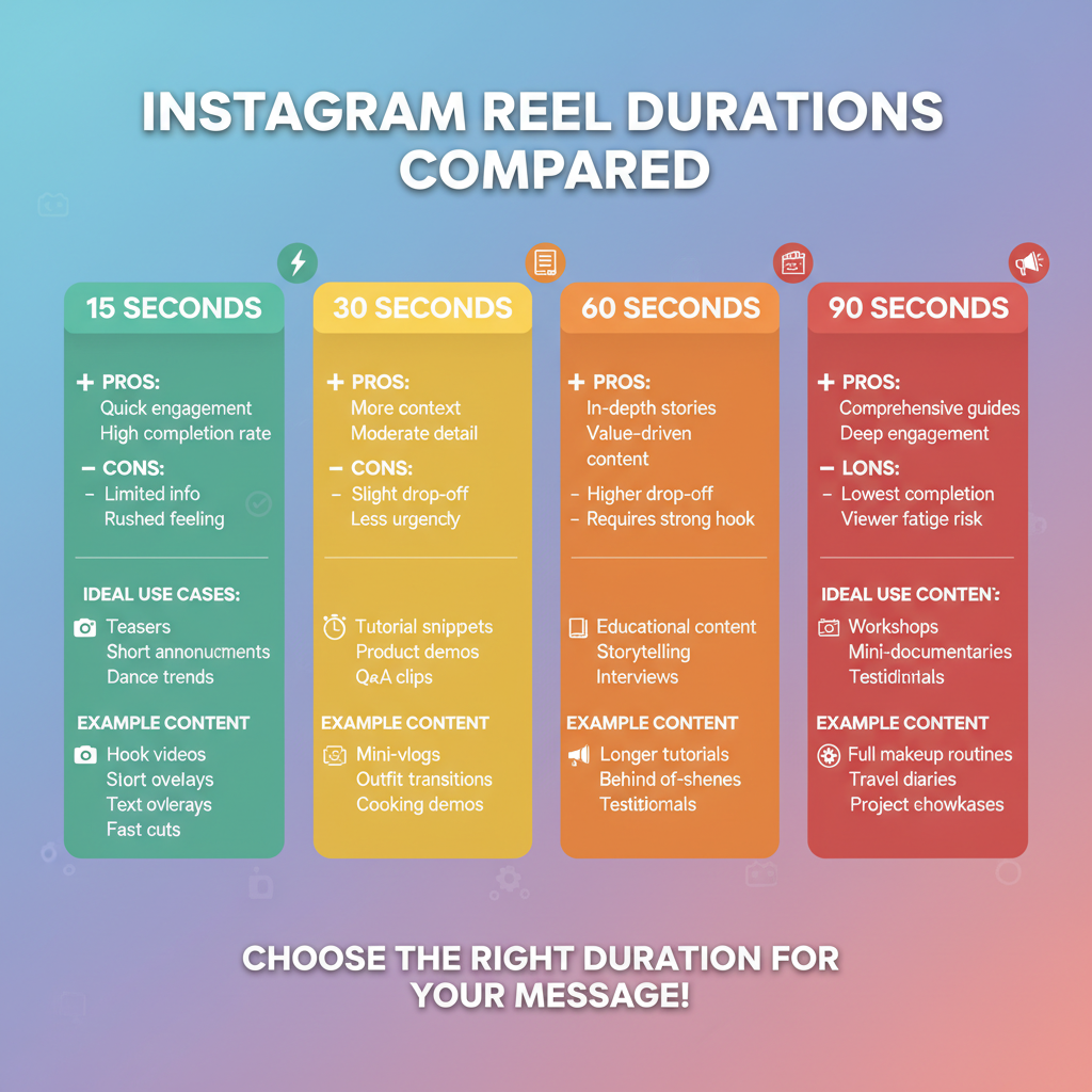 Audience Attention Span Data for Optimal Length — instagram reel how long