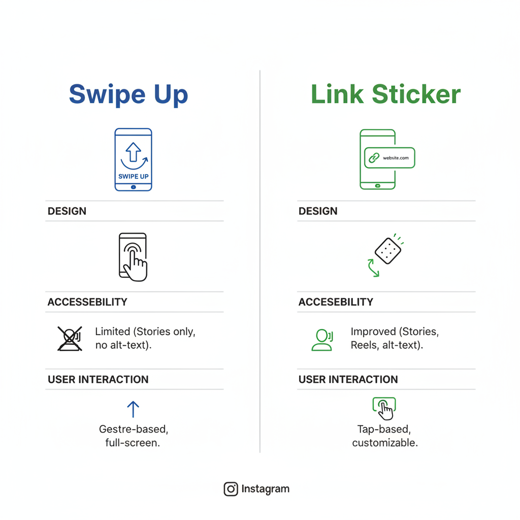 Why Instagram Made the Switch — instagram replaced swipe up with link sticker 2021