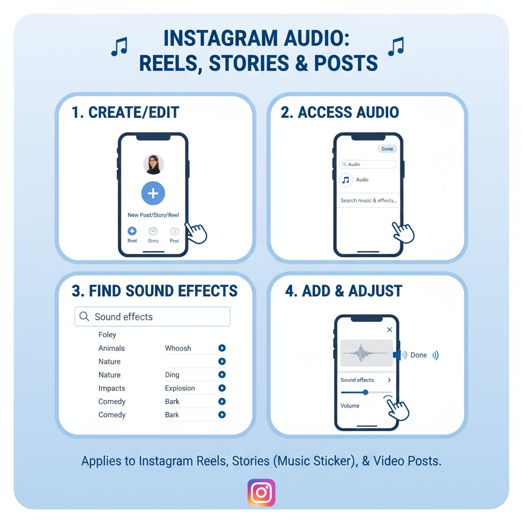 3. Trending Sounds — instagram sound effects guide