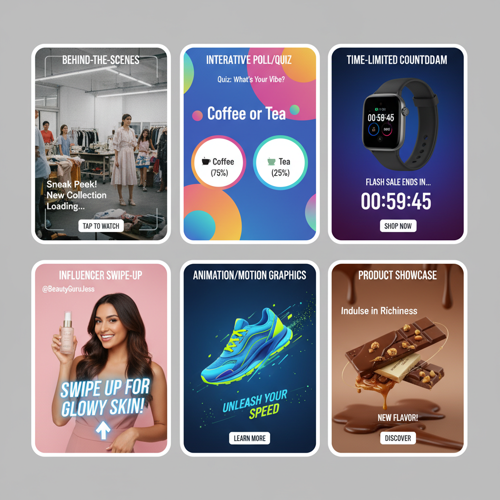 Example 6: Animation and Motion Graphics for Visual Impact — instagram stories advertising examples
