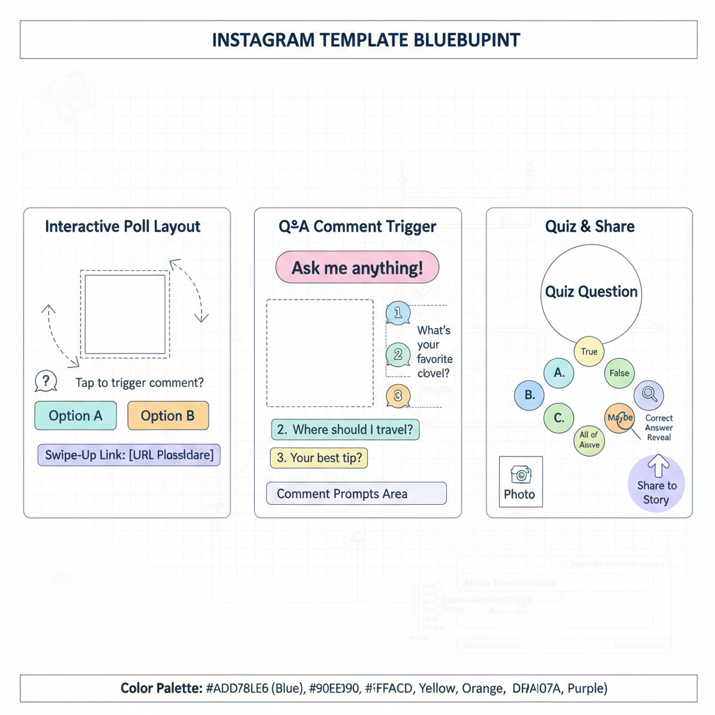 Fill-in-the-Blank Challenges — instagram template with comments