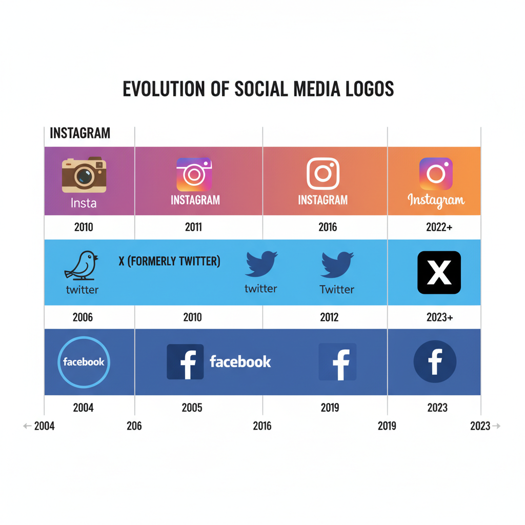 Introduction: Social Media Branding and Visual Identity — instagram twitter and facebook logo