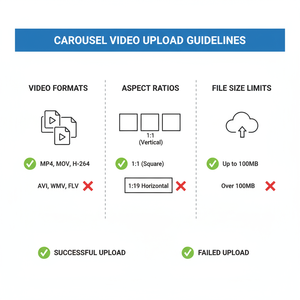 On Android — instagram video carousel not posting fix