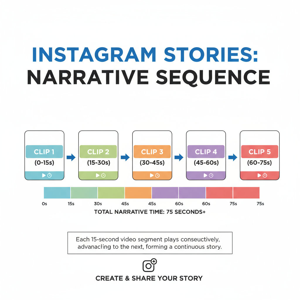Sequencing Multiple Clips — instagram video length guide 2024