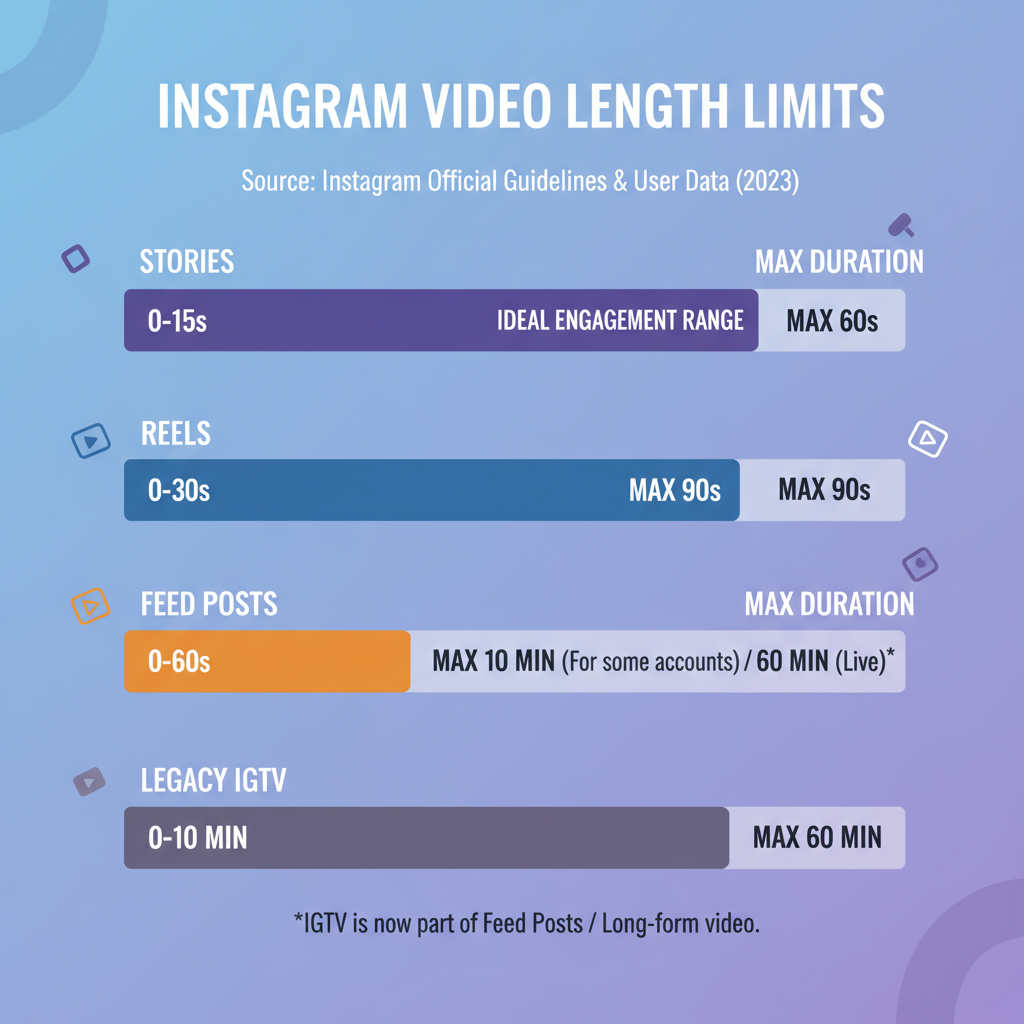 Instagram Reels Video Length Limit and Ideal Engagement Time — instagram video length limits guide 2024