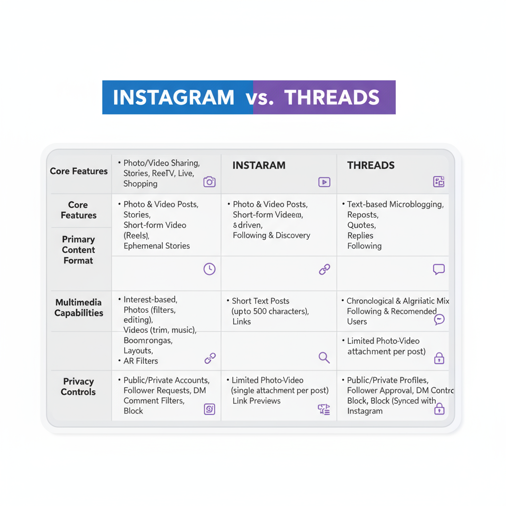 Feed Algorithm and Discoverability — instagram vs threads