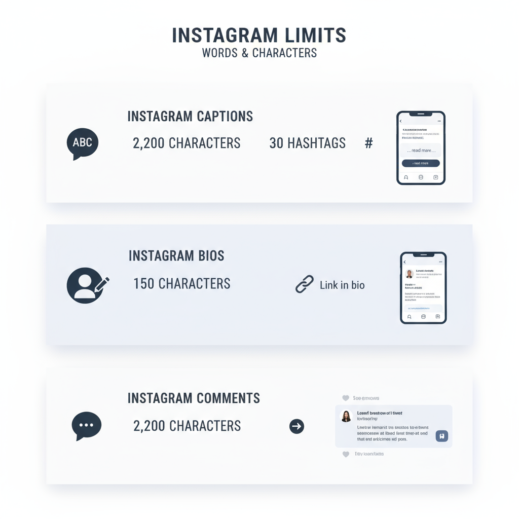 Understanding Instagram Word Count Limits for Captions, Bios, and Comments — instagram word count guide