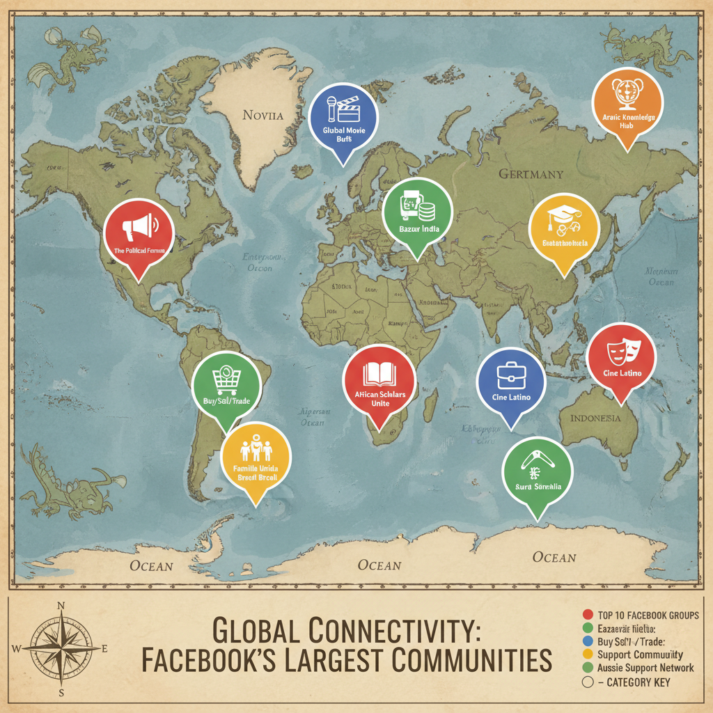 Biggest Facebook Groups by Category — largest facebook groups networking growth