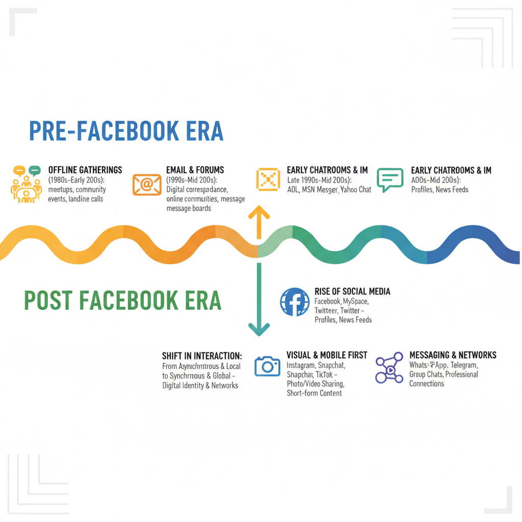 The Role of Email, MSN Messenger, and Early Chatrooms — life before facebook