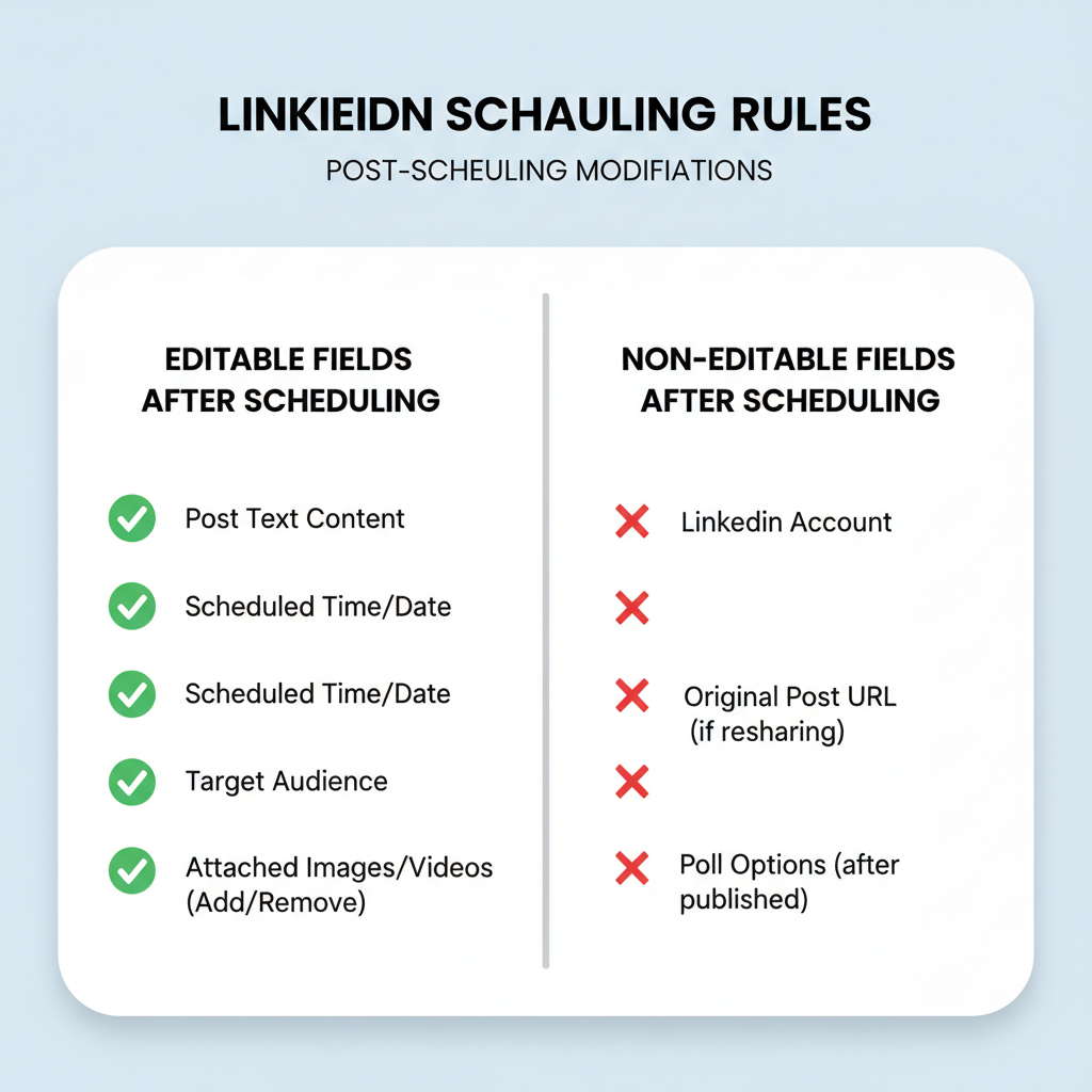 Understanding LinkedIn’s Scheduling Feature — linkedin edit scheduled posts