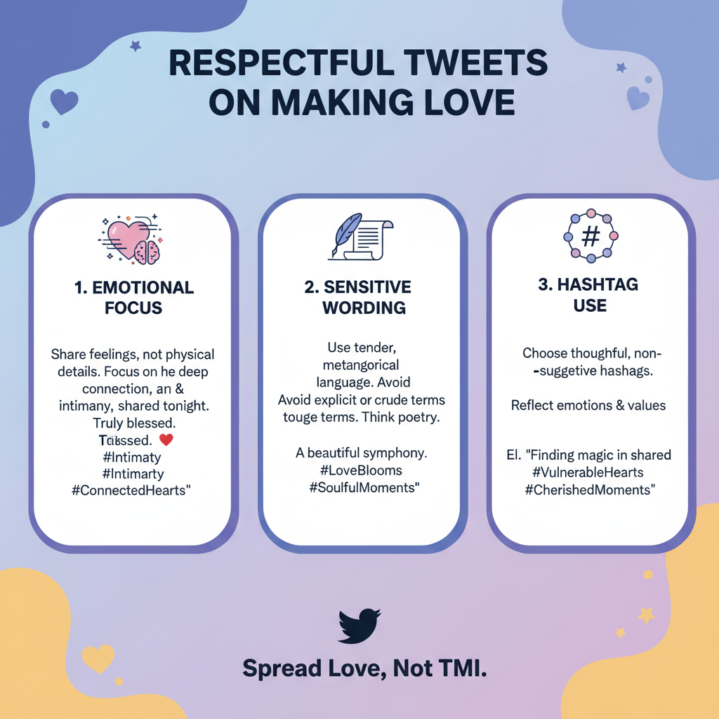 Key Emotional Elements — making love twitter guide