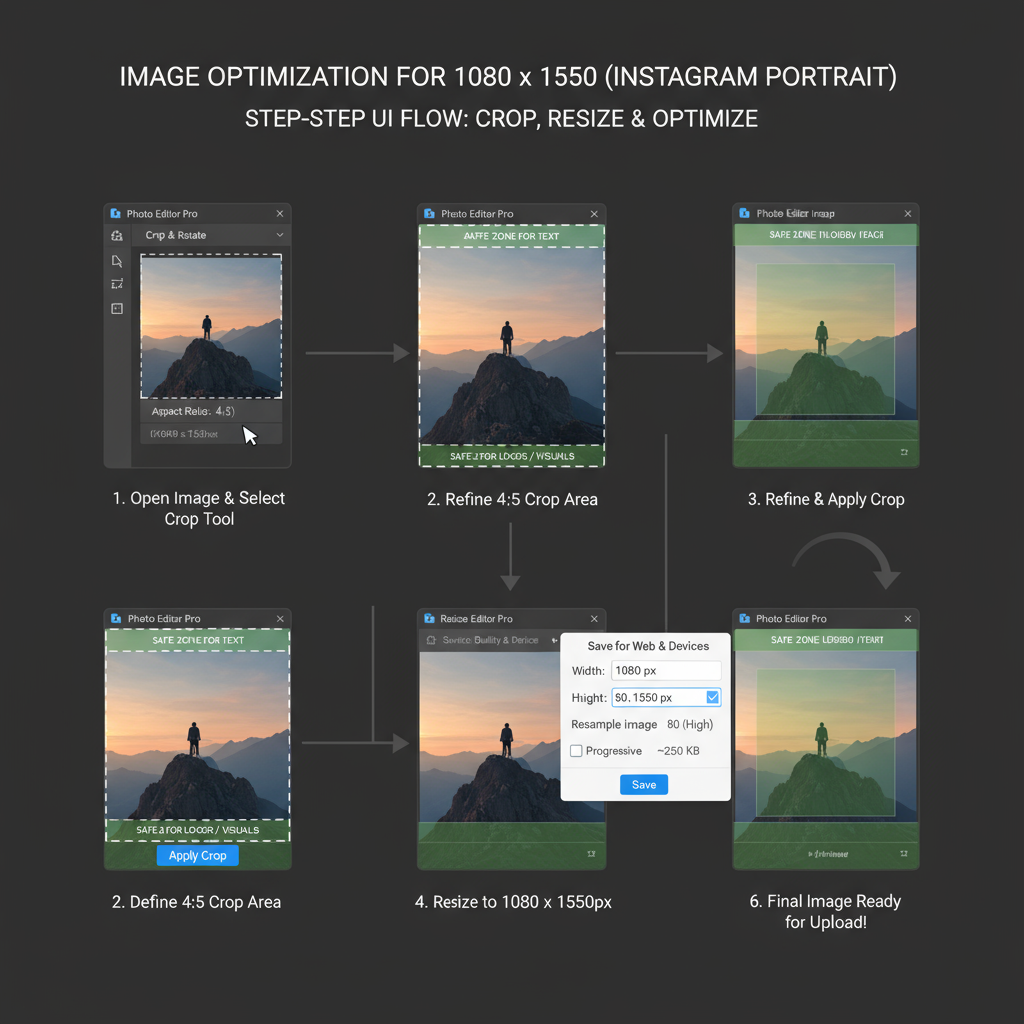 Benefits of Vertical/Portrait Format for Engagement — mastering 1080x1350 image size social media