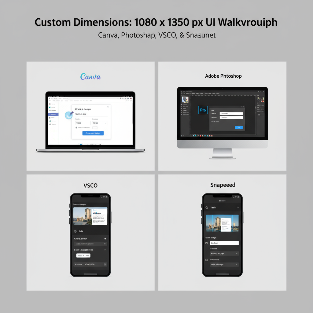 Differences Between 1080 x 1350 px and Other Common Sizes — mastering 1080x1350 px image size social media
