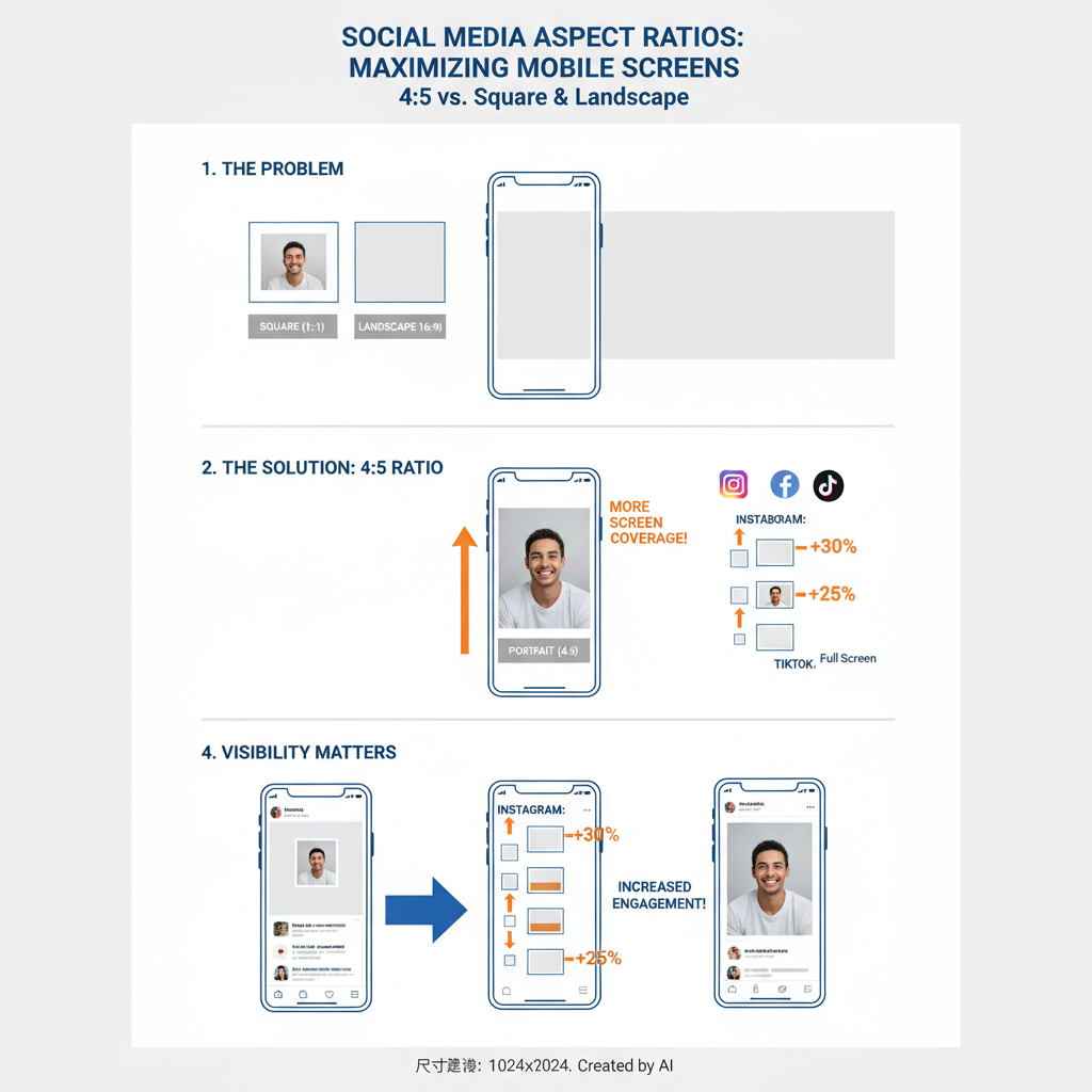 Introduction to the 4 by 5 Image Dimension — mastering 4 by 5 image format for social media success