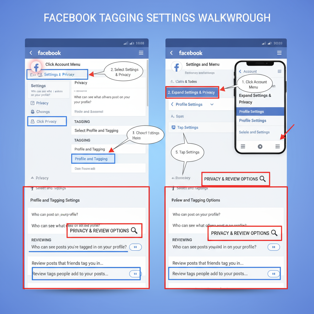 Review and Limit Who Can Tag You — mastering facebook tagging settings