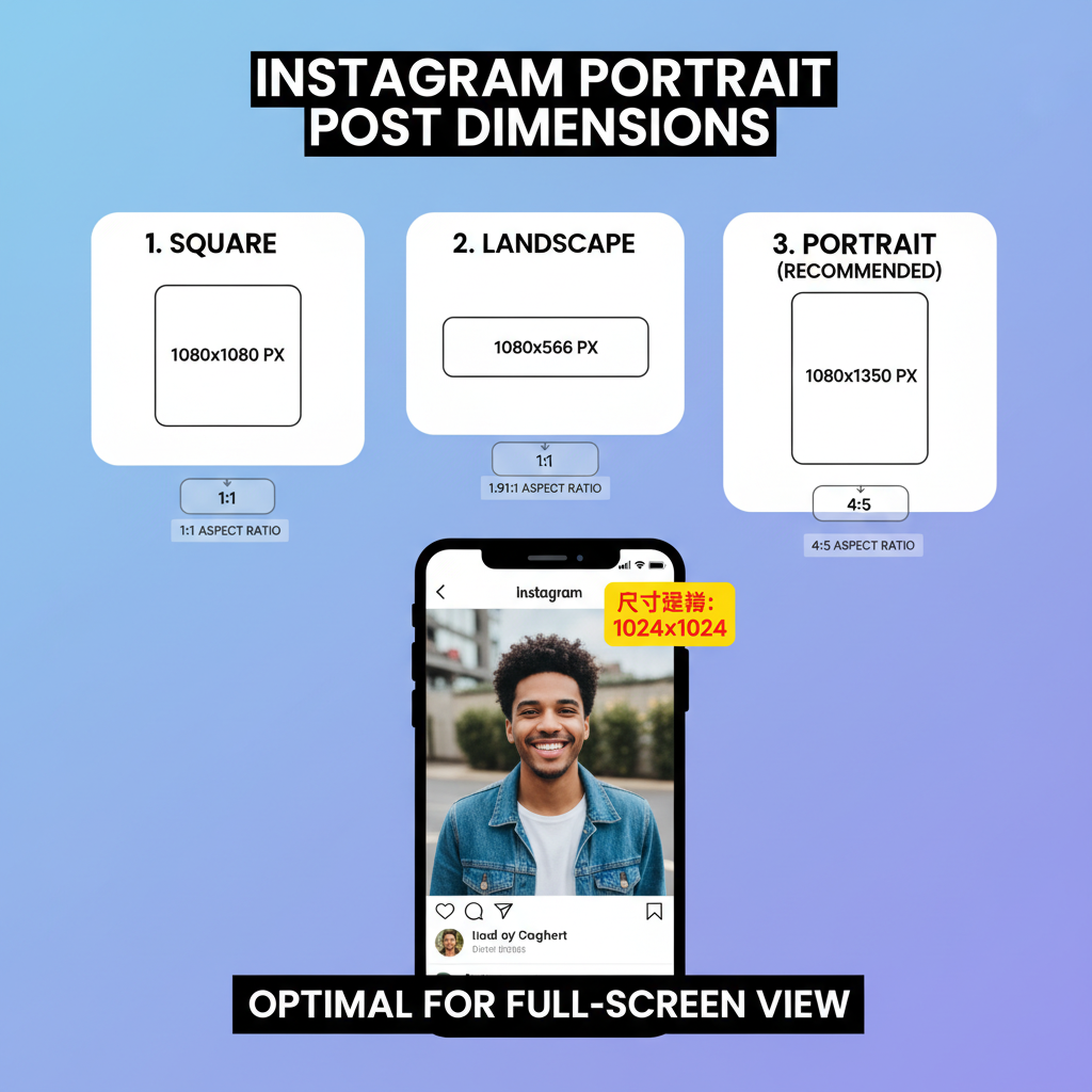 Instagram 1080x1350 Guide for Optimal Portrait Posts — mastering instagram 1080x1350 image size for perfect posts