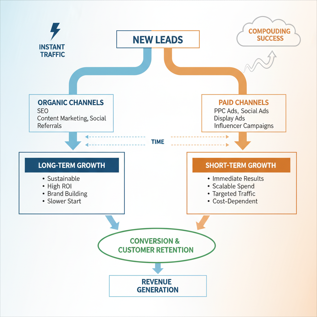 Drawbacks — mastering organic and paid sales channels