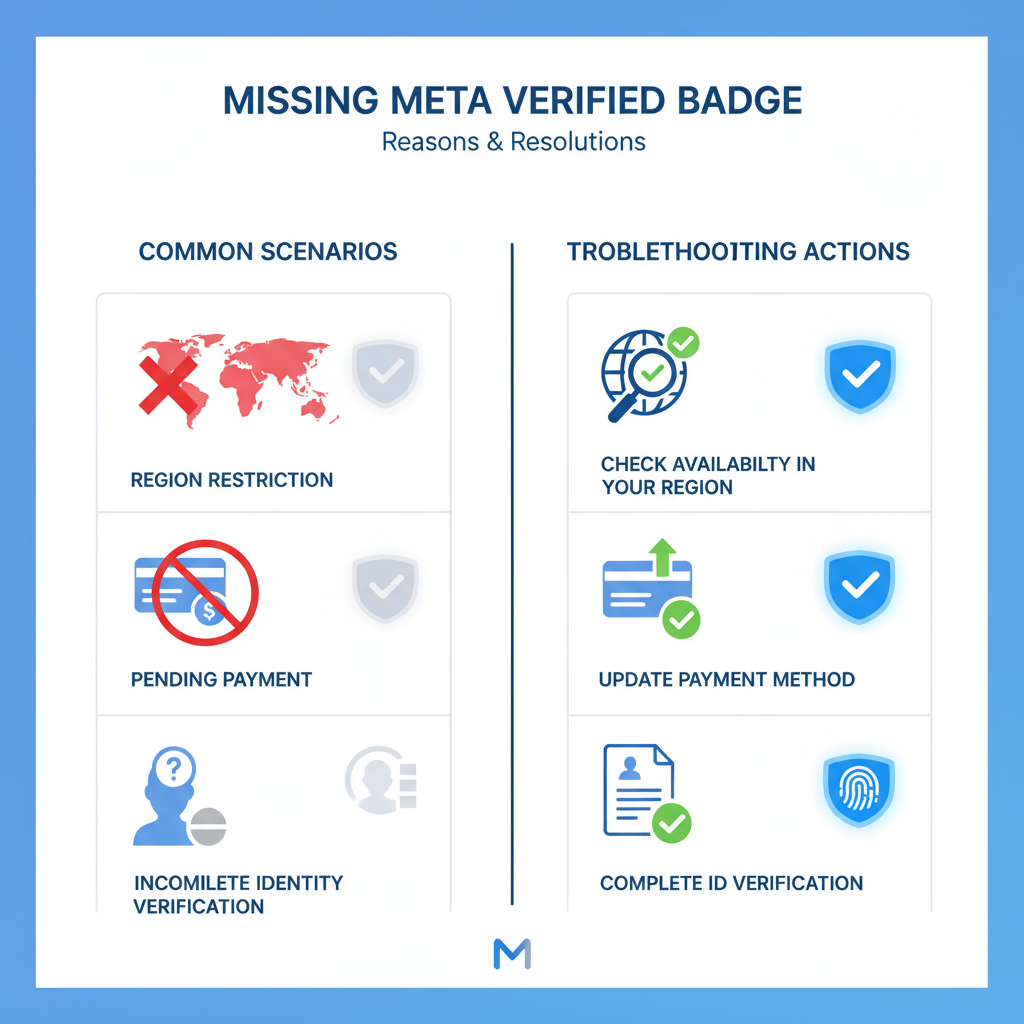 Check Eligibility Requirements Before Applying — meta verified does not show up