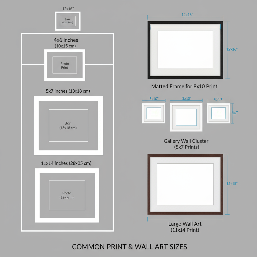 Introduction to Photo Sizing and Why It Matters — most common photo sizes