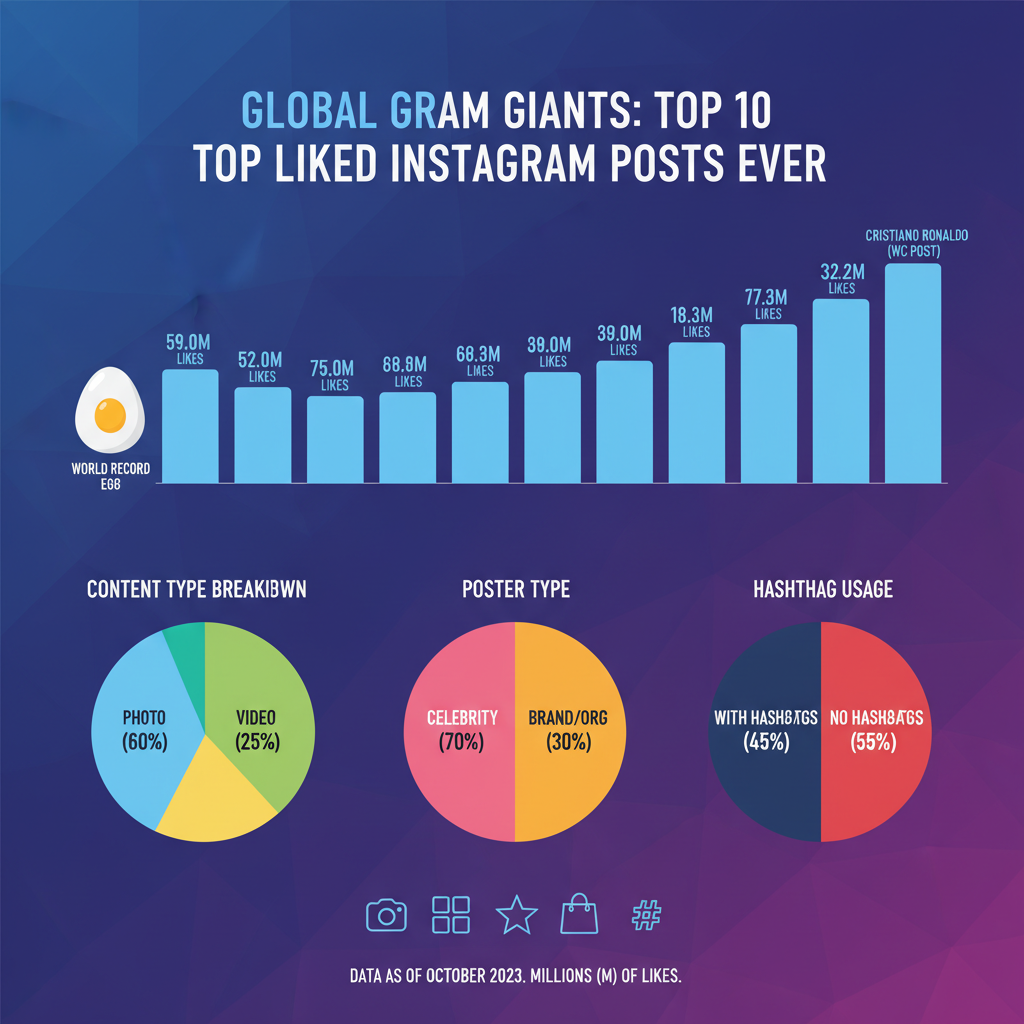 Celebrity and Brand Engagement Patterns — most popular posts instagram