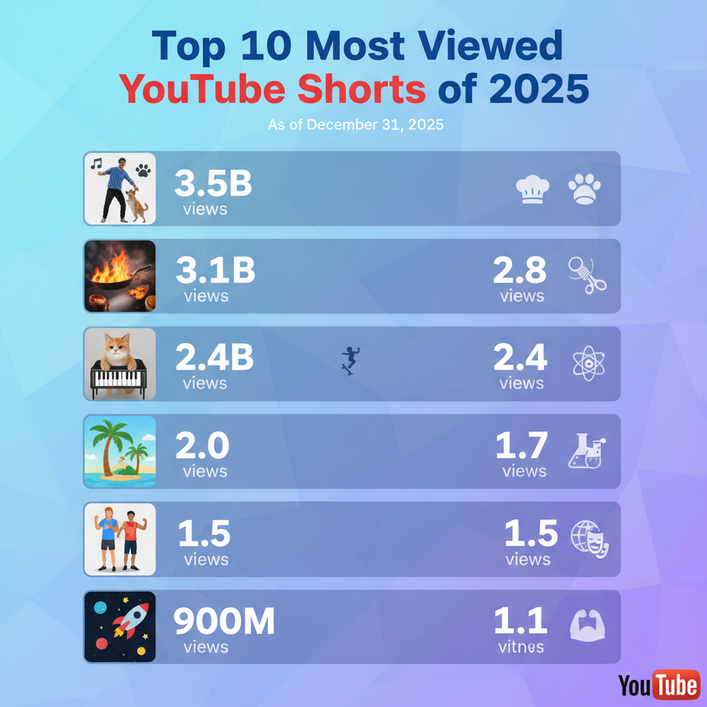 What Makes a YouTube Short Go Viral in 2025 — most viewed youtube shorts 2025