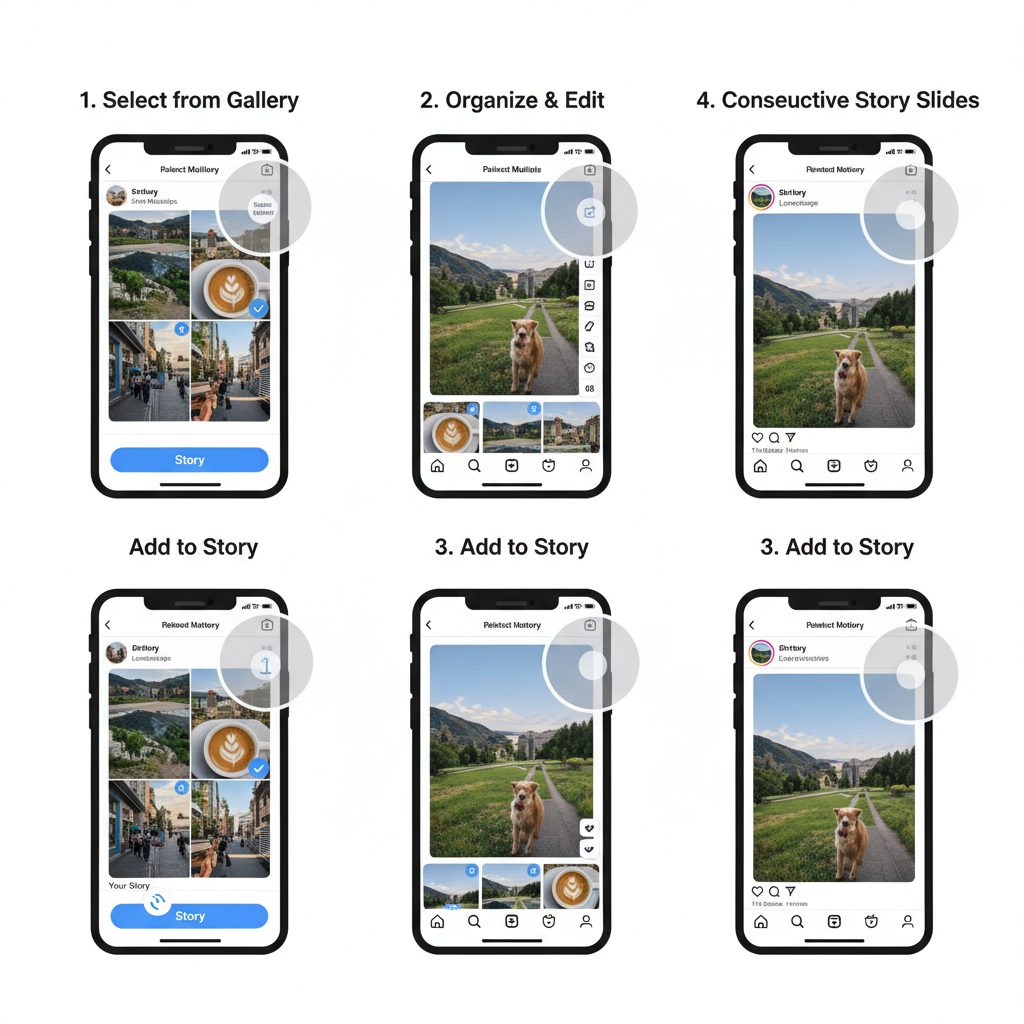Method 3: Create a Collage with Third‑Party Apps — multiple pictures instagram story