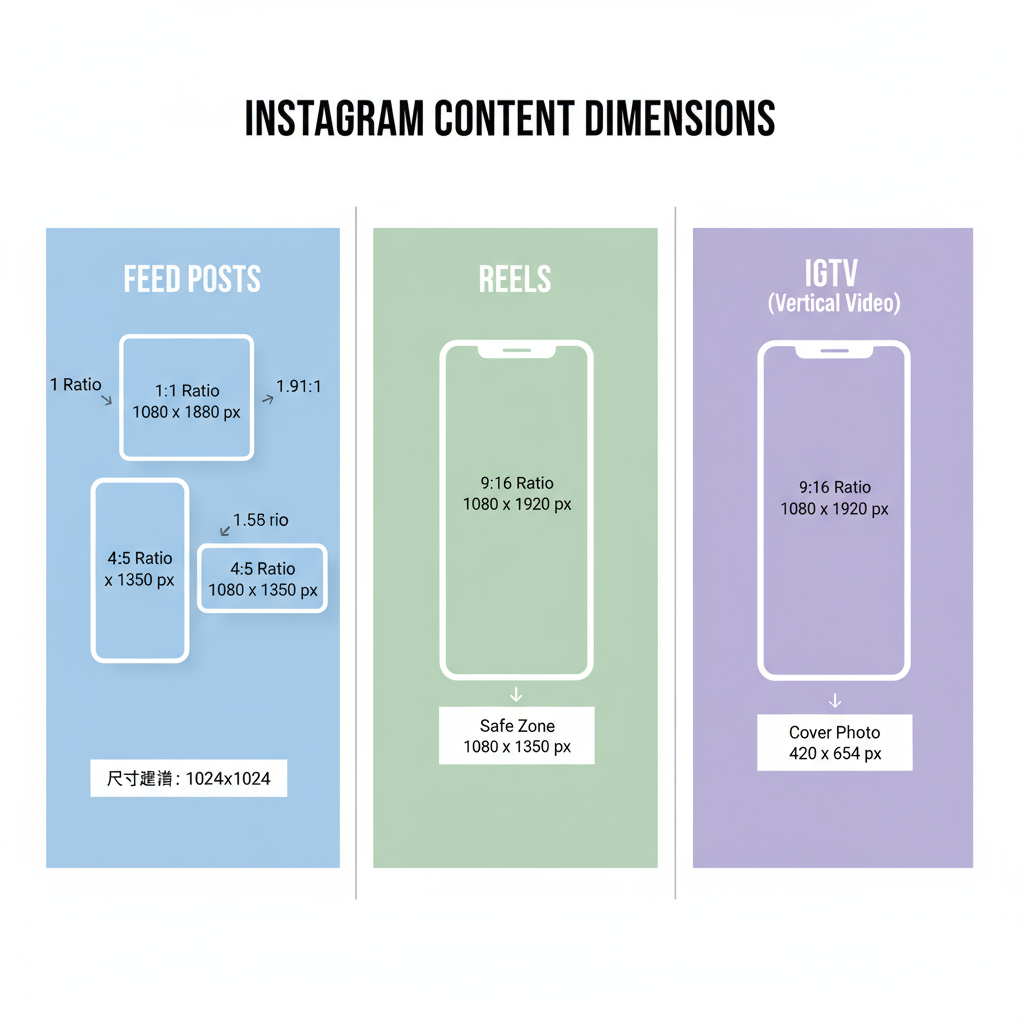 Feed Photo Dimensions and Ratios — new instagram dimensions 2024 guide