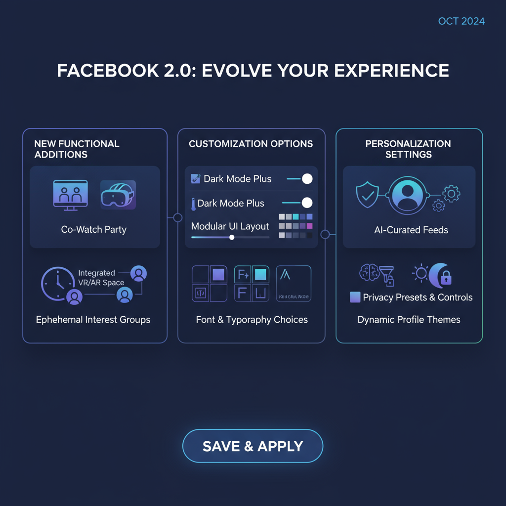 Key Design Changes in the Updated Facebook Interface — new layout for facebook