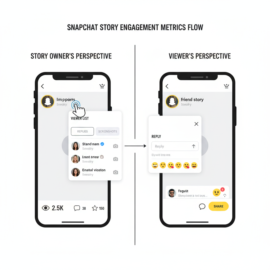 How Snapchat Calculates and Updates View Counts — numbers on snapchat stories