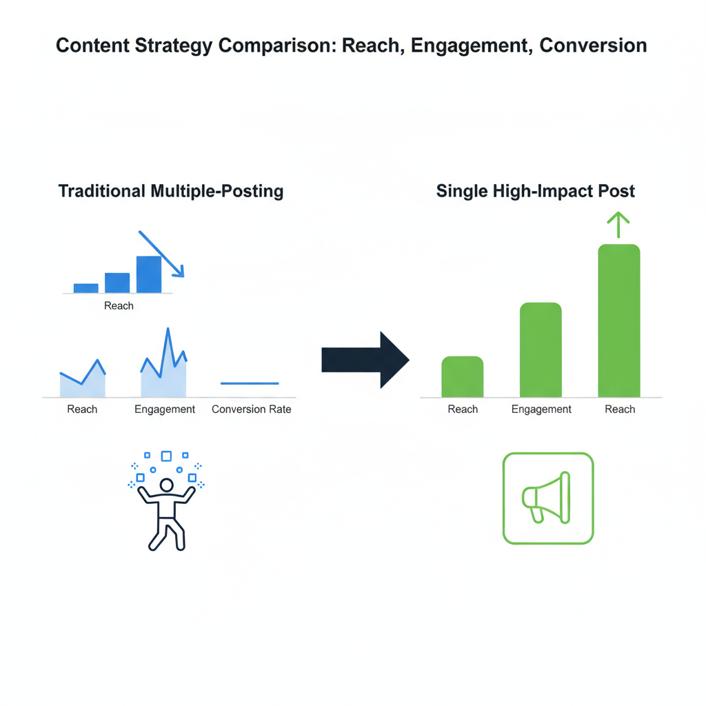 One Posting Strategy to Boost Content Marketing Results — one posting strategy effective content marketing