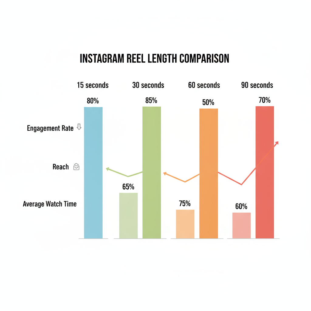 How Length Impacts Reach and Watch Time — optimal instagram reel length