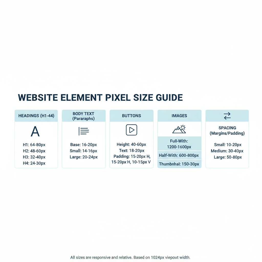 Introduction to Pixel Size in Web Design — optimal px size for website design