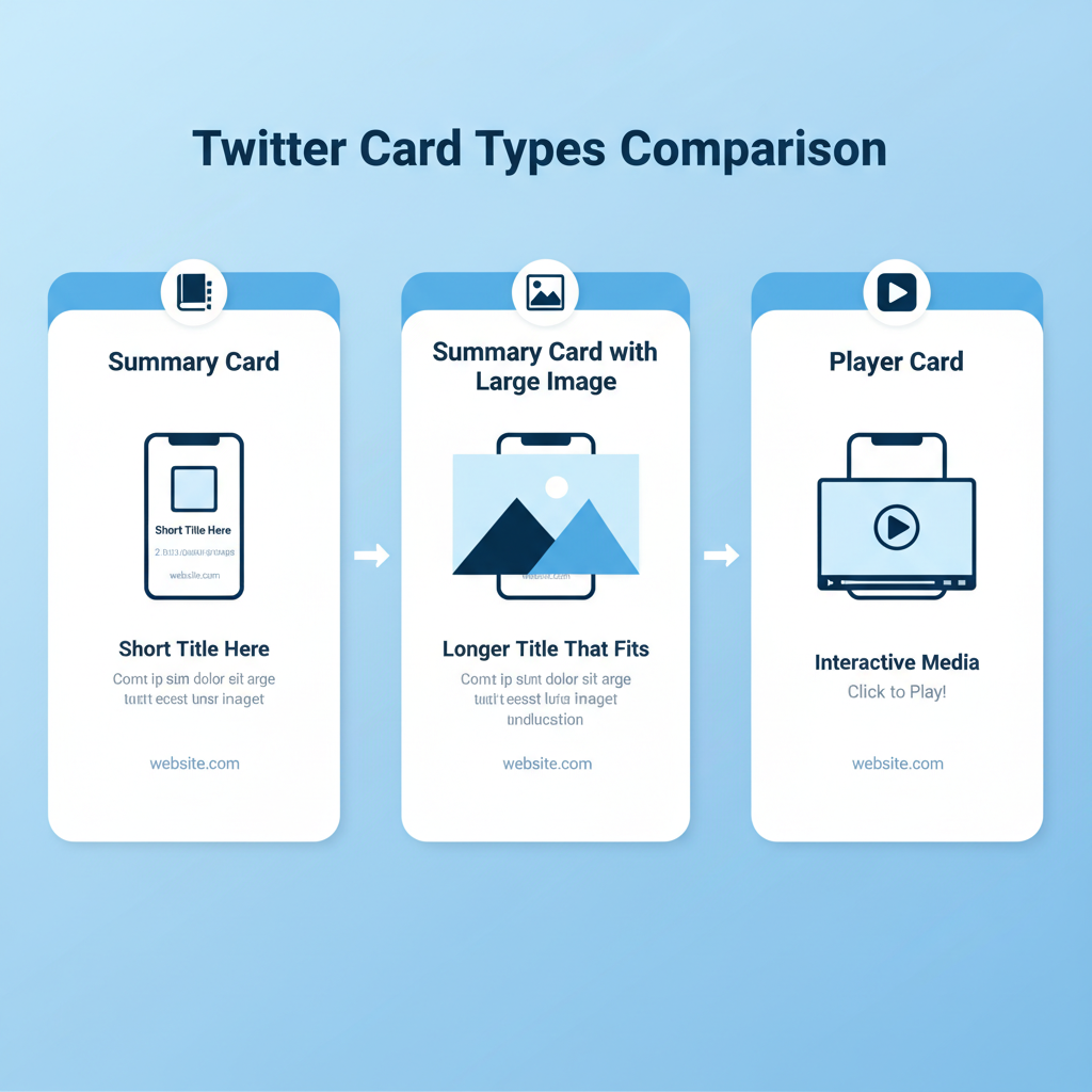 Choosing the Right Twitter Card Type — optimize link previews in twitter