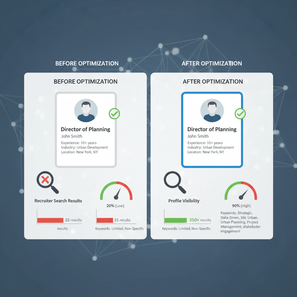 Publish Thought Leadership Content — optimize linkedin profile director of planning