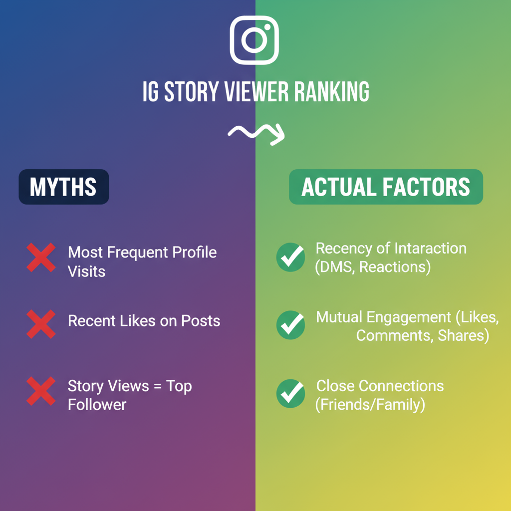 Factors Influencing Viewer Order — order of viewers on ig story