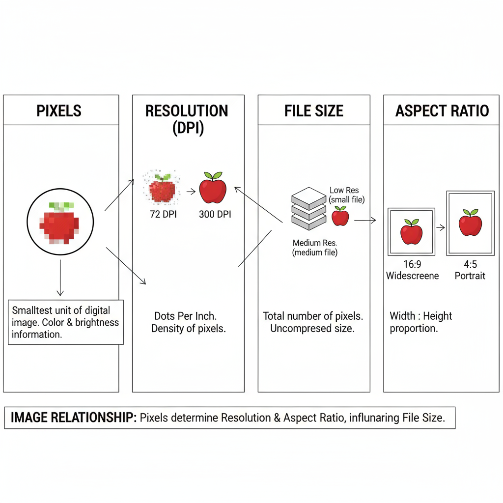 How Aspect Ratio Relates to Photo Dimensions — photo dimensions in pixels