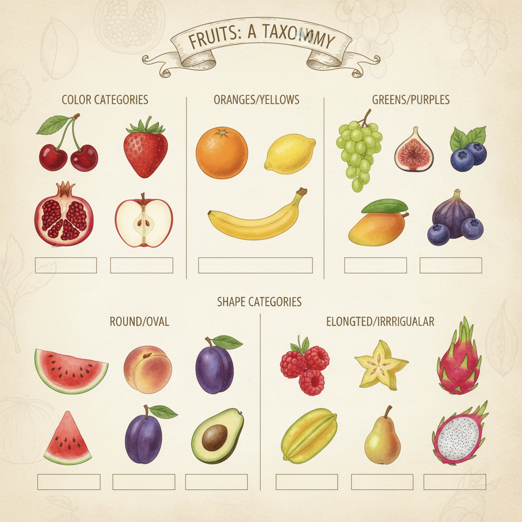 Introduction to the Value of Visual Learning and Categorization — pictures of different things with names