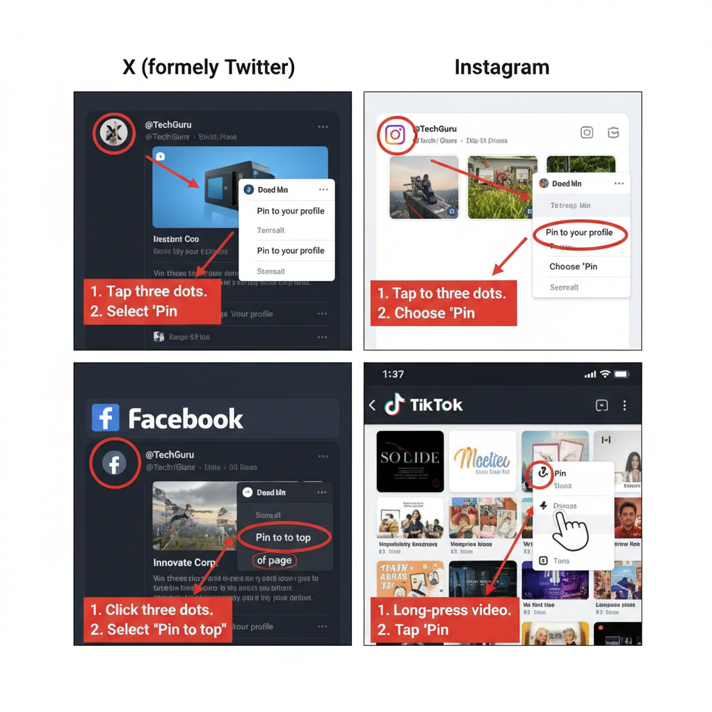 How to Pin on TikTok — pinned post meaning