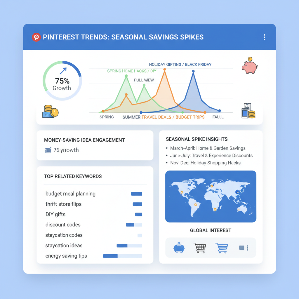 Using Pinterest Trends to Find Seasonal Money-Saving Ideas — pinterest how to save money