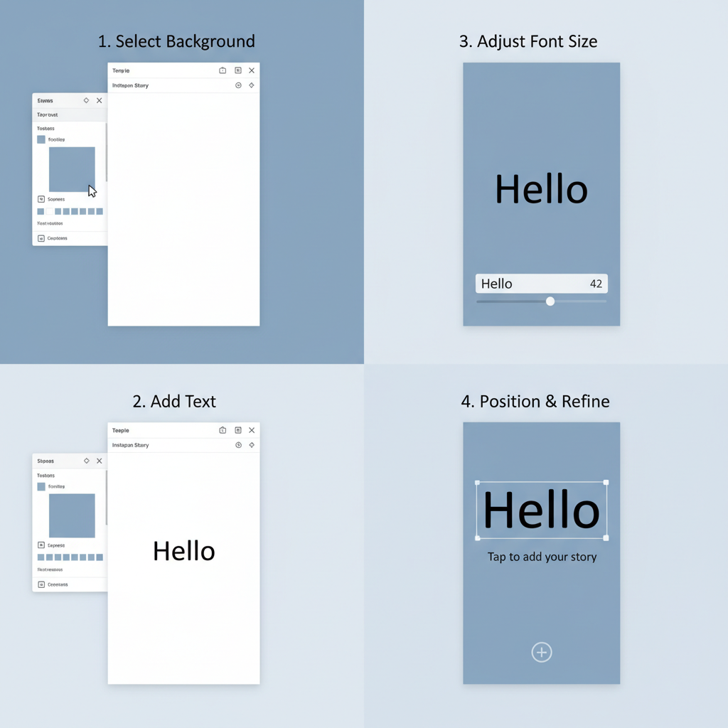How to Create a Plain Story Template Using Canva or Adobe Express — plain instagram story template guide