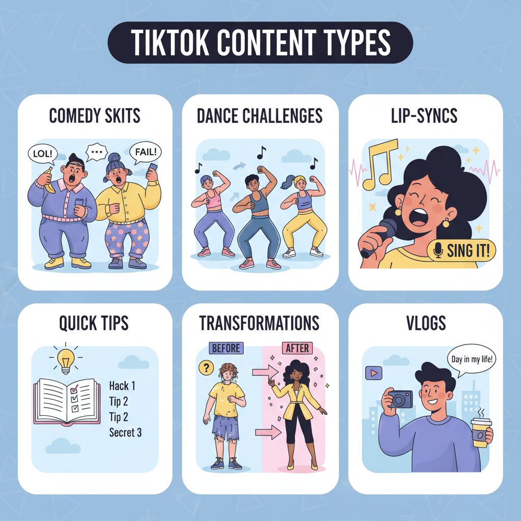 Transformation and Glow-Up Videos — popular tiktok content types