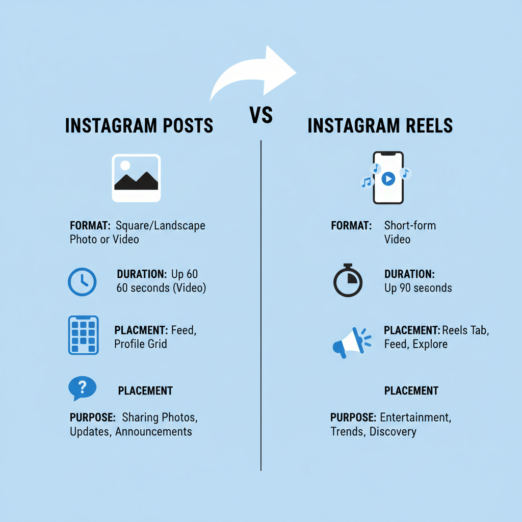 What Are Instagram Reels? — post vs reels instagram growth