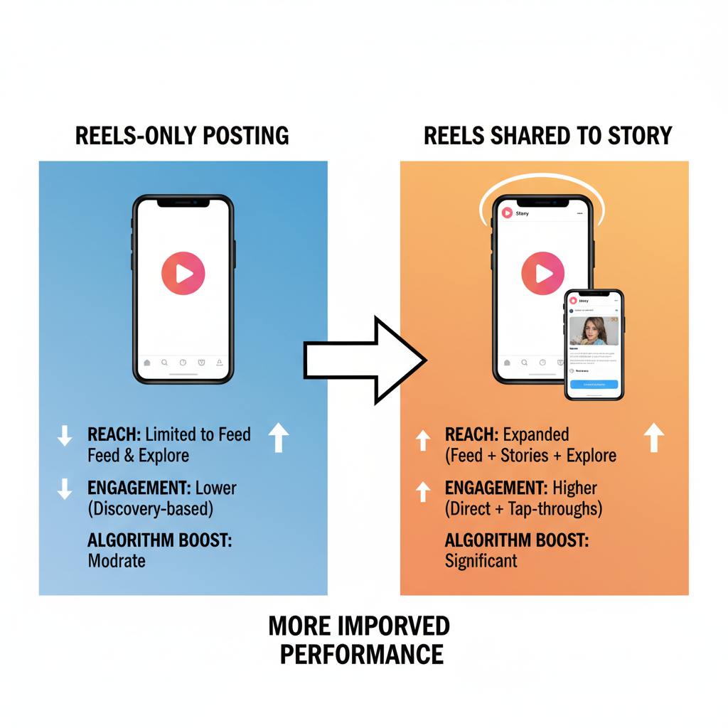 Why Sharing Reels to Your Story Increases Reach and Visibility — posting reels to story