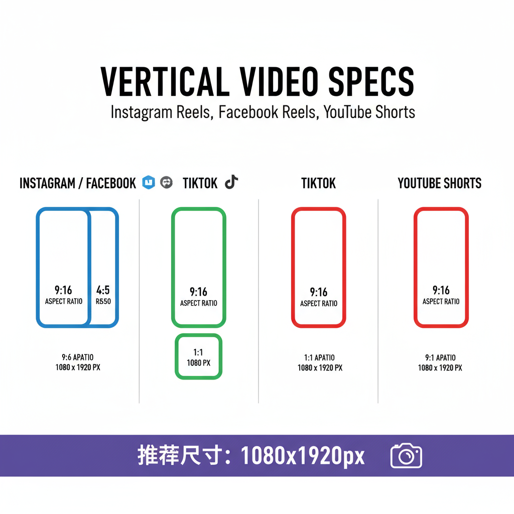 TikTok Vertical Video Dimensions vs Instagram Reels — reel dimensions guide
