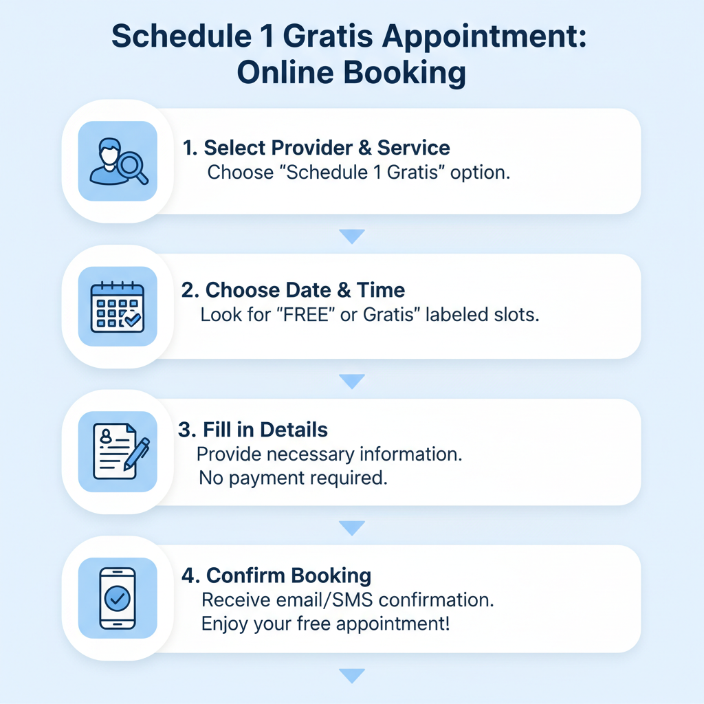 Platforms or Providers Offering Schedule 1 Gratis Promotions — schedule 1 gratis appointment guide