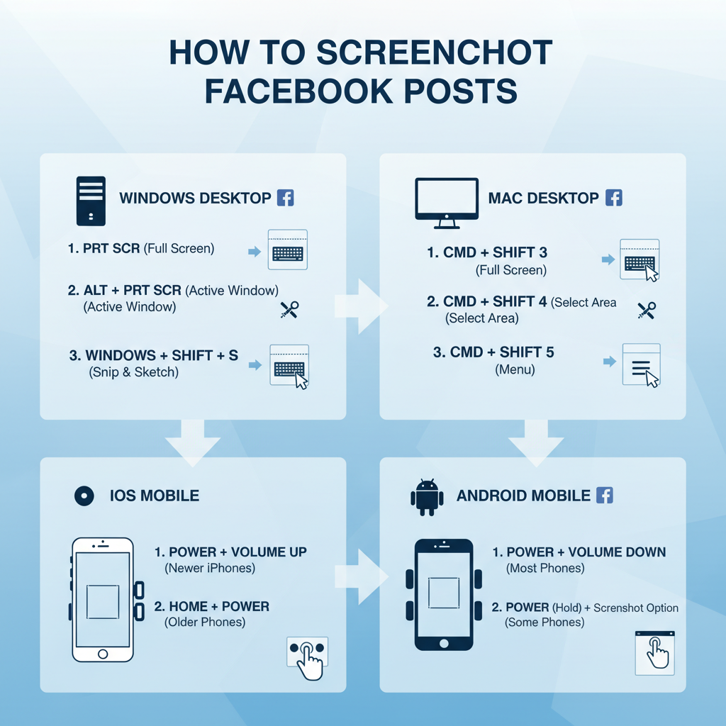 Built-in Screenshot Tools vs. Browser Extensions — screenshotting facebook posts without losing quality