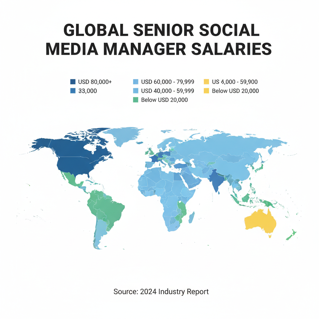 Average Salary Ranges by Country — senior social media manager salary