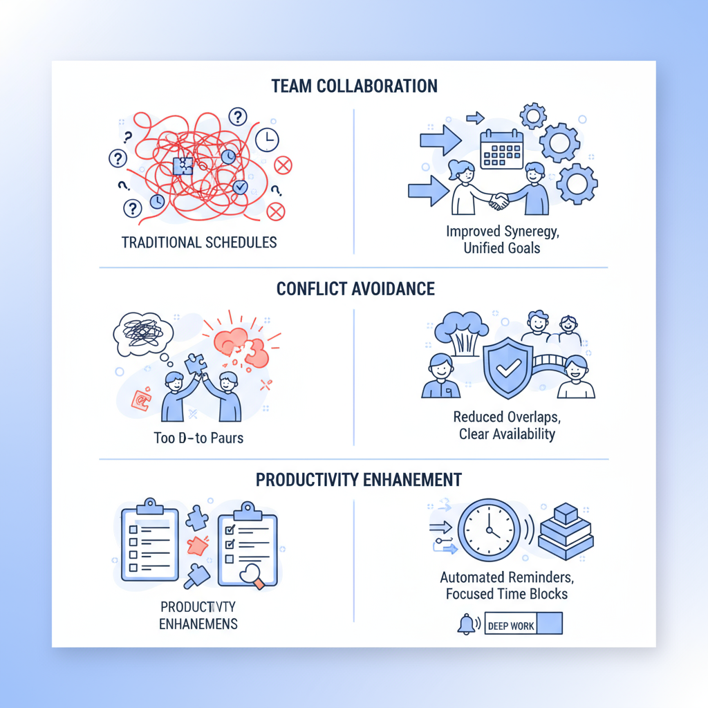Choose Between Manual Sharing and Automated Calendar Sharing — share schedule and save time